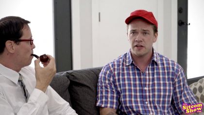 Девушка пробует страстный секс с молодым коллегой отца №10