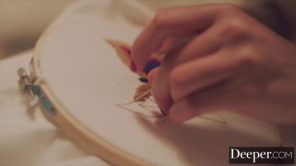 Красотка украсила скучный вечер горячим сексом с негром №2