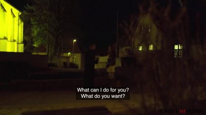 Заманил незнакомку в машине для секса с завязанными глазами №1