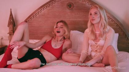 Худые лесби лижут дырки и трутся письками №1