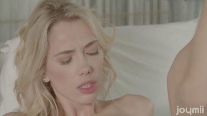 Нежный секс блондинки с новым парнем сестры №8