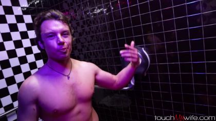 МЖМ в туалете с блондинкой и горячими парнями №10