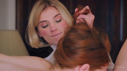 Нежный куни от подруги довел телку до оргазма №4