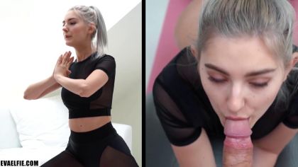 Закончил разминку ради оргазма от члена №1