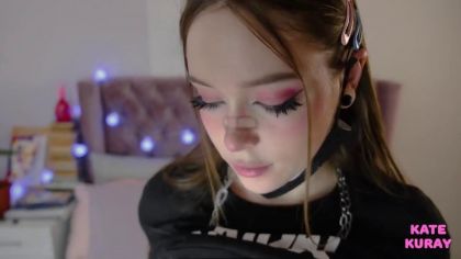 Разукрашенная соска красиво ебется в колготках №4