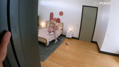 Подглядел за сестрой и посадил на член №3