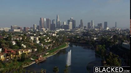 Блондинка принимает члены двух негров в дырочку по очереди и стонет №1